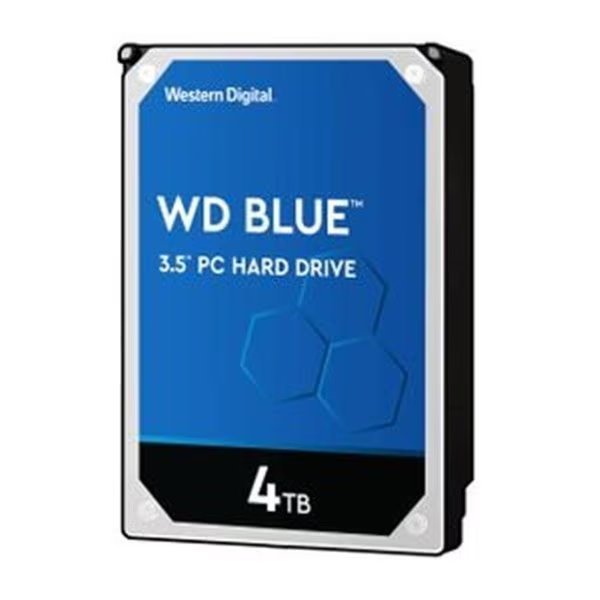 Western Digital WD40EZAZ 4TB SATA 256MB Cache WD Bulk Hard Drive; Blue, Western Digital, Mfr#: WD40EZAZ